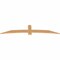 Ekena Millwork Bellingham Timber Gable Bracket, Western Red Cedar, 96"W x 20"H x 1 1/2"D x 5 1/2"F, 5/12 Pitch GBW096X20X0206BEL00SWR - alternate 5